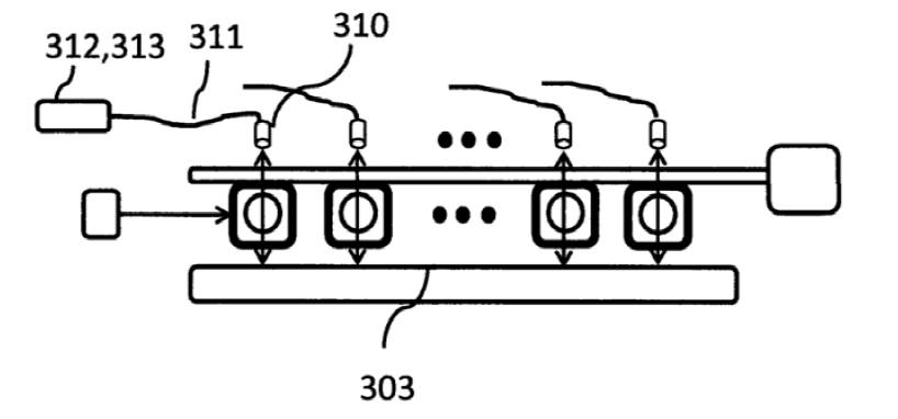 主動對準(zhǔn)型交叉矩陣光開關(guān)結(jié)構(gòu)示意圖  - 廣西科毅光通信