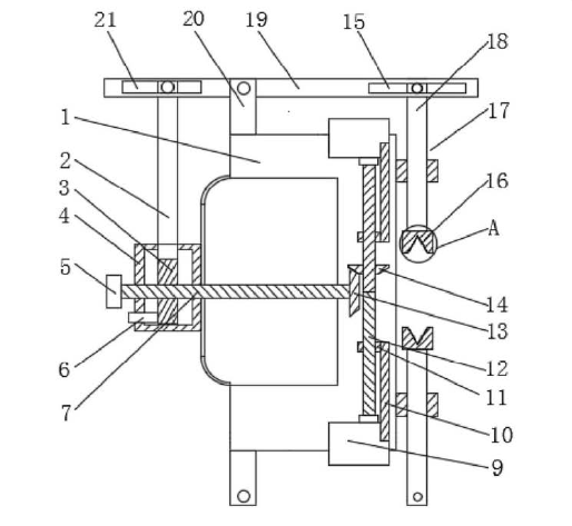 光開關專用電涌保護器整體結(jié)構(gòu)示意圖 - 廣西科毅光通信
