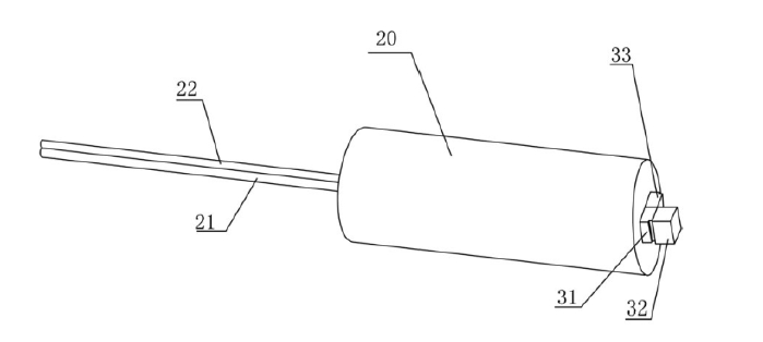 一種反射式保偏光隔離器中隔離組件安裝在光纖毛細(xì)管的示意圖 - 廣西科毅光通信 一種反射式保偏光隔離器中隔離組件安裝在光纖毛細(xì)管的示意圖 - 廣西科毅光通信